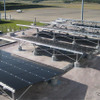 種子島空港に設置された屋根置き太陽光パネル