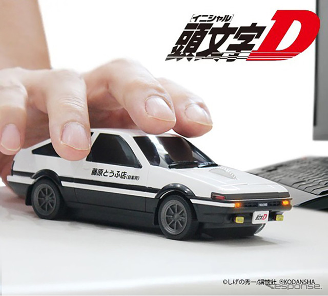 無線マウス トヨタ スプリンタートレノ AE86 『頭文字D』藤原とうふ店（自家用）仕様 前期版