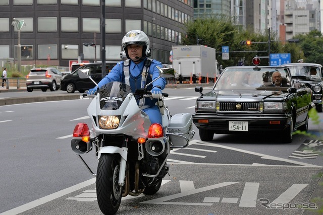 2024年秋の全国交通安全運動 築地～歩行者 SAFETY ACTION～クラシックカーパレード