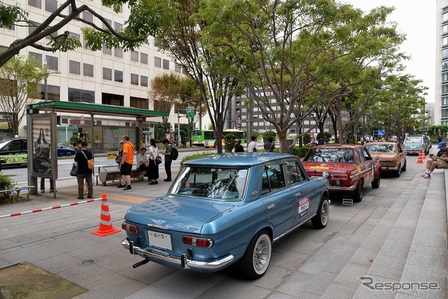 2024年秋の全国交通安全運動 築地～歩行者 SAFETY ACTION～クラシックカーパレード