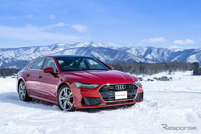 北海道の氷上をアウディで走れる「Audi Snow Park」