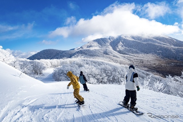 早朝の気持ち良いバーンから滑り始めるのがおすすめ