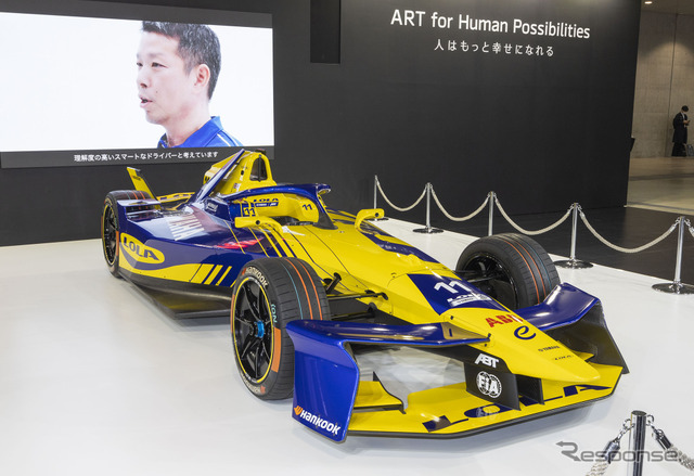 ヤマハブースで実車初披露となったフォーミュラEマシン（東京オートサロン2025）