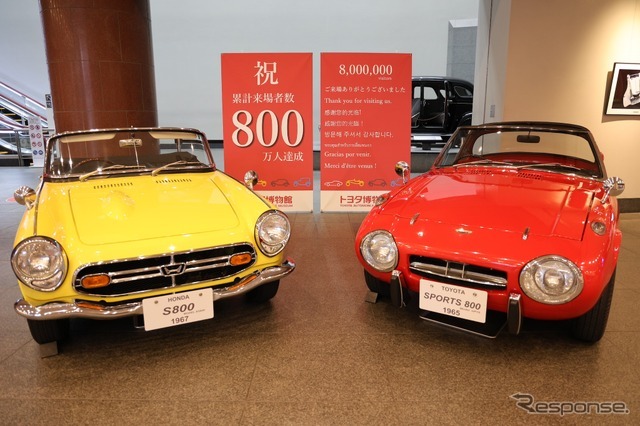 ホンダS800とトヨタ スポーツ800