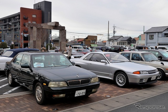 ニューイヤークラシックカーミーティング in 佐野うんめぇもん祭り