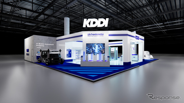 KDDIの「MWC Barcelona 2025」ブースイメージ