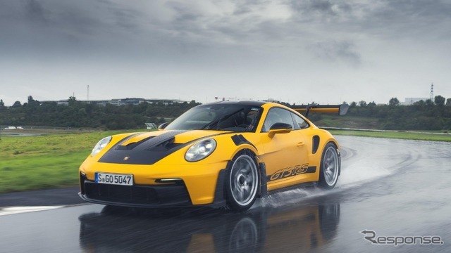 ポルシェとミシュランが『911 GT3 RS』用に低温・ウェット路面向け新タイヤ共同開発