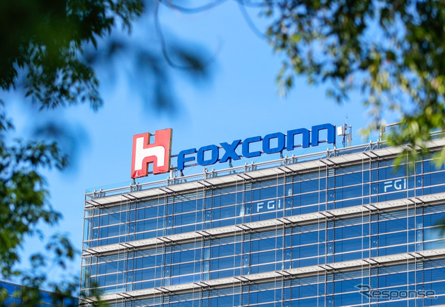 台湾、台北の鴻海本社。FOXCONNブランドで事業を展開