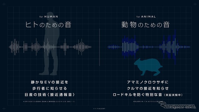 日産テクニカルセンターでの高周波音特性の分析、奄美現地での設置型実験を行った