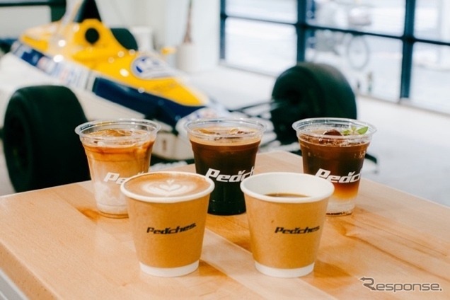 カフェメニュー：ドリップコーヒー（アイス620円／ホット580円）ほか