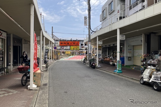制限高さ1.9m、横浜市の生麦ガード