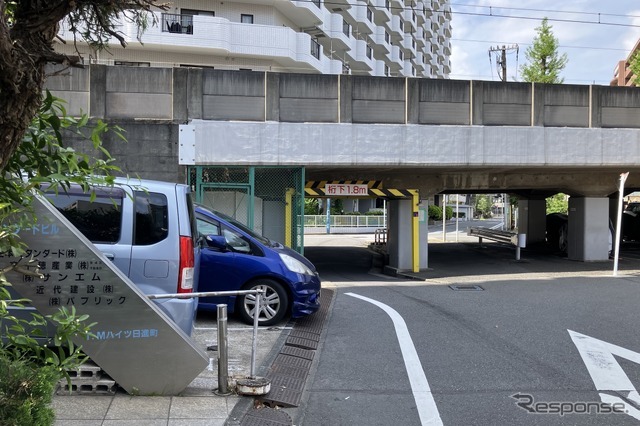 制限高さ1.8m、京浜急行・八丁畷付近の低いガード