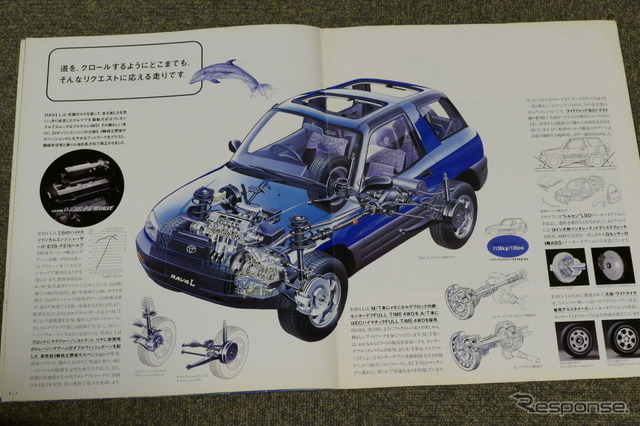 トヨタ・RAV4（初代）当時のカタログ