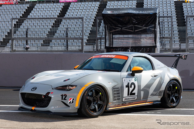 「ENEOSスーパー耐久シリーズ2025年Empowered by BRIDGESTONE」に参戦した「MAZDA SPIRIT RACING RS FUTURE CONCEPT」