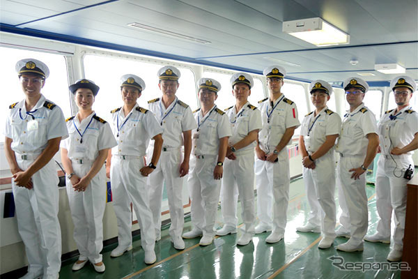 自動車船の船内見学会（写真は2024年）