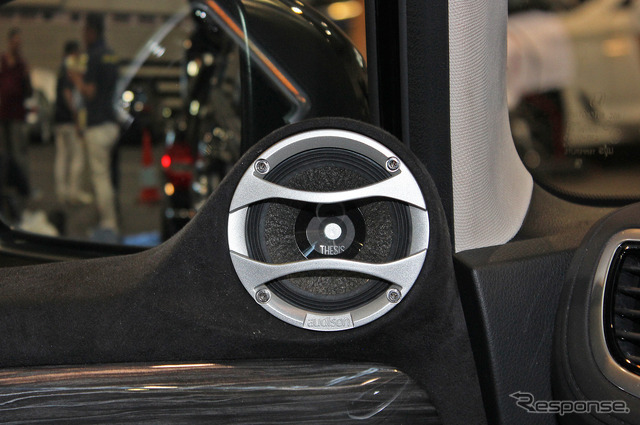 「カーオーディオ・プロショップ」にて製作されたオーディオカーの一例（製作ショップ：カーファイ＜神奈川県＞）。