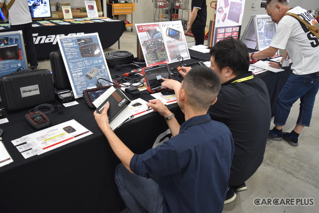 最新型高性能スキャンツール「MTG-DUAL-TAB2／MTG-DUAL-TAB2-PRO」は加盟店からも大注目！スナップオン・ツールズ加盟店向けイベント「OPEN HOUSE」