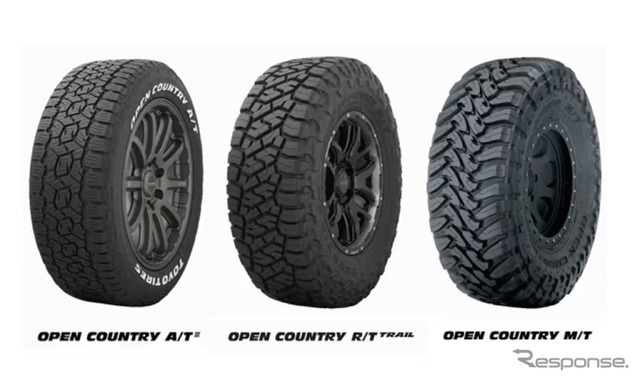 OPEN COUNTRYシリーズはSUVをターゲットとしたトーヨータイヤの主力ブランド