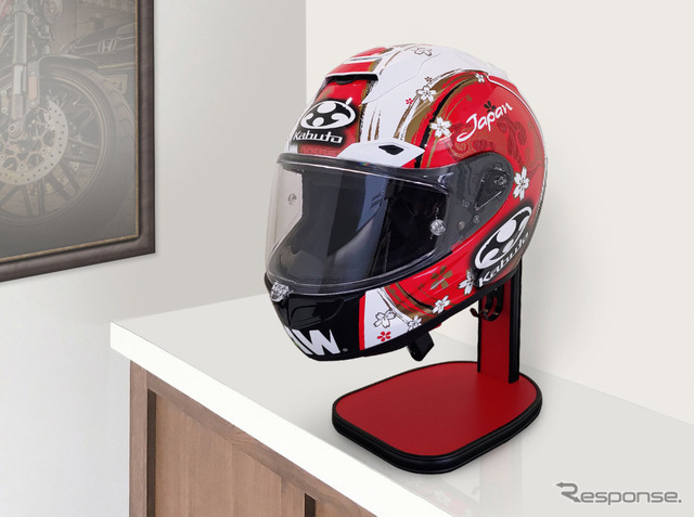 ファン搭載の高機能ヘルメットスタンド