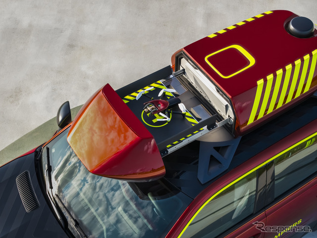 ルノー『4 E-Techエレクトリック』をベースにした救急車両「vision4rescue」