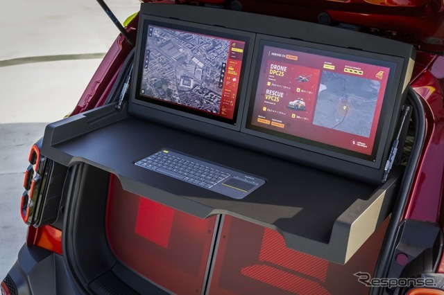ルノー『4 E-Techエレクトリック』をベースにした救急車両「vision4rescue」