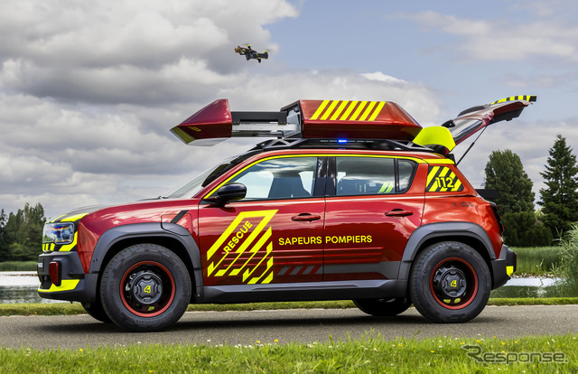 ルノー『4 E-Techエレクトリック』をベースにした救急車両「vision4rescue」