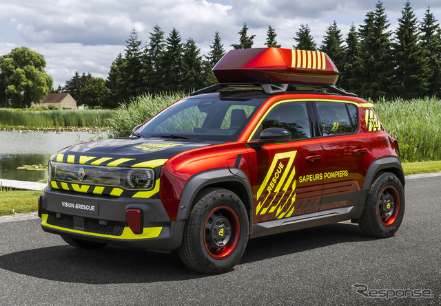ルノー『4 E-Techエレクトリック』をベースにした救急車両「vision4rescue」