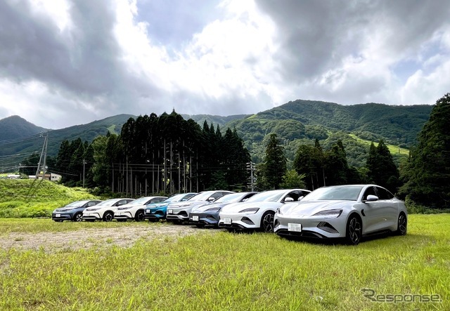 BYDがジャパンEVラリー白馬2025に参加