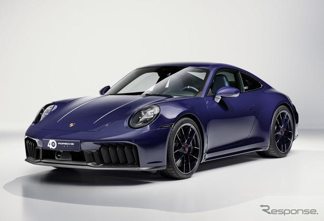 ポルシェ・イタリア設立40周年を記念して「フェラガモ」と共同開発した限定車の911カレラ4 GTS