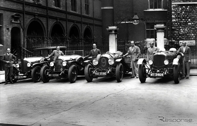 1929年のル・マン24時間レースで1-2-3-4フィニッシュを飾ったベントレー