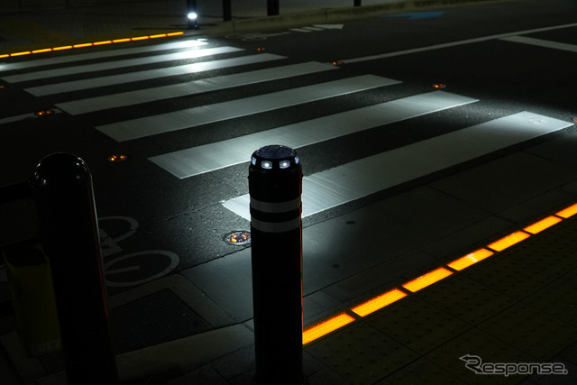 日本初となる「埋込型信号」が大阪府守口市の大枝公園に設置