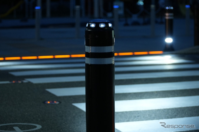 日本初となる「埋込型信号」が大阪府守口市の大枝公園に設置