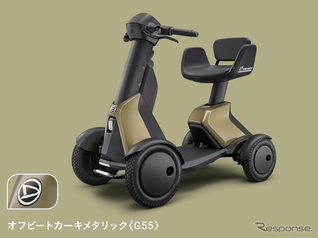 ダイハツ e-SNEAKER：オフビートカーキメタリック