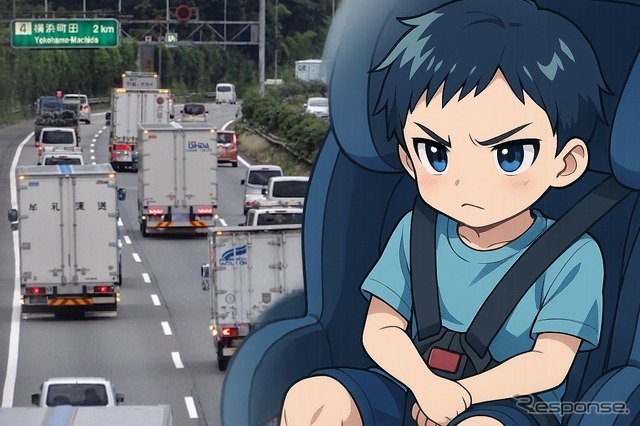 長距離ドライブにおけるトラブル（イメージ）