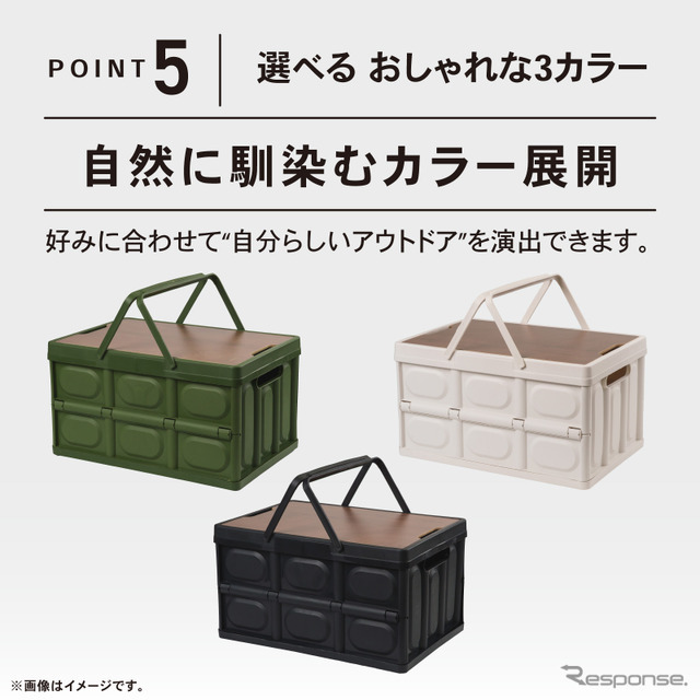 CRAFTWORKSの折りたたみコンテナ