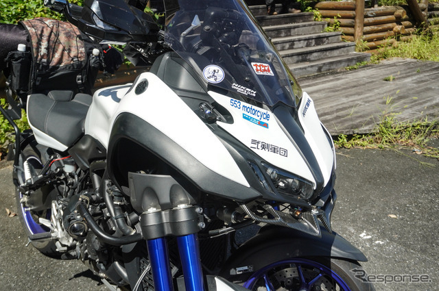 パールホワイトの塗装は「5万円でやってもらいました」（My Yamaha Motor cafe）