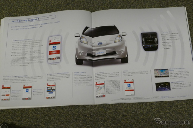 日産 リーフ（初代）当時のカタログ