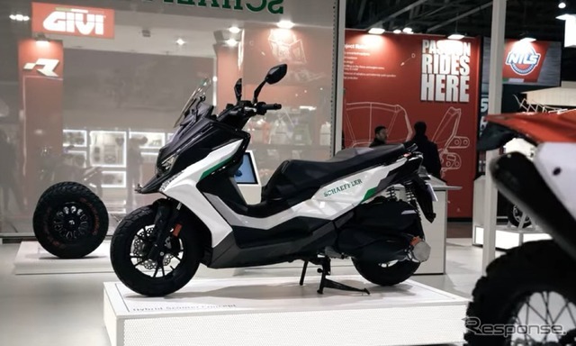 シェフラーとKymcoが共同開発した新型ハイブリッドスクーターコンセプト（EICMA2024）