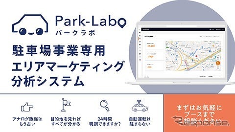 駐車場事業専用エリアマーケティング分析システム「Park-Labo」
