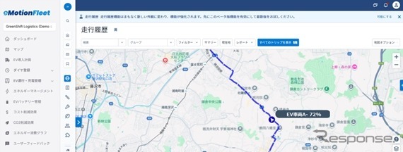 FMSによる車両及び運行状況の可視化