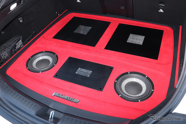 『クァンタム』（茨城県守谷市）にて製作されたオーディオカーの一例。