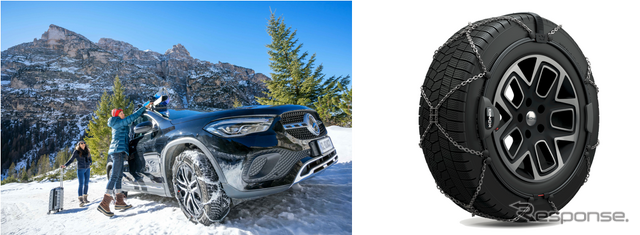 60秒で装着可能なSUV専用タイヤチェーン『Reflex Cross』