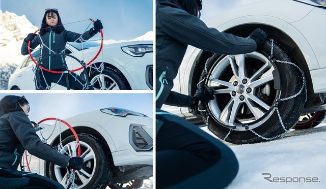 60秒で装着可能なSUV専用タイヤチェーン『Reflex Cross』