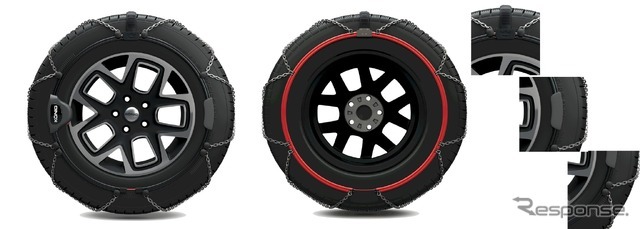 60秒で装着可能なSUV専用タイヤチェーン『Reflex Cross』