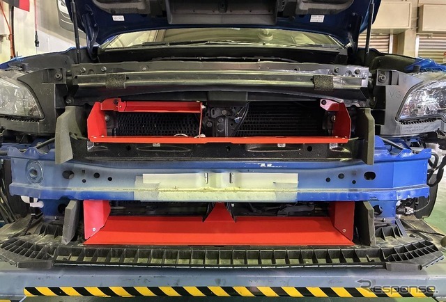 タナベの『WRX STI』用冷却プレート「GT COOLING PLATE」