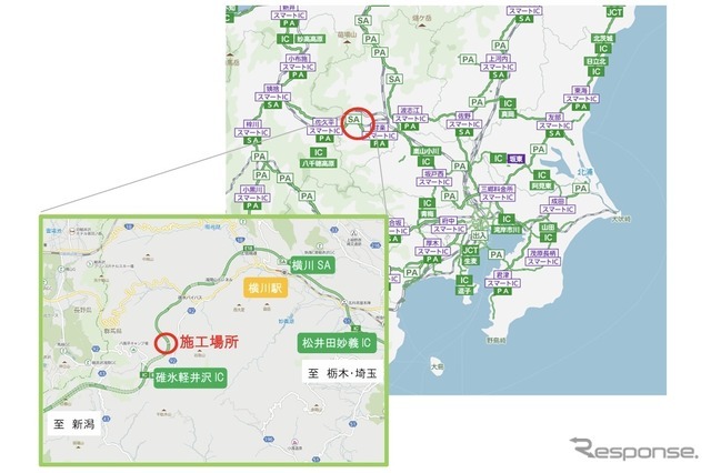 北野牧工事施工箇所