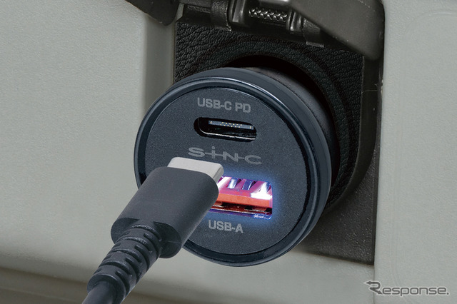 SEIWA・DC/USBパワープラグ+USBケーブル（D647）