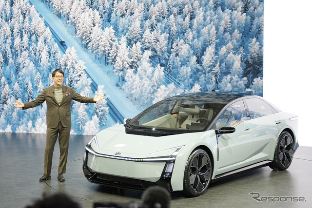 自工会の新会長となるトヨタ自動車 佐藤恒治社長（ジャパンモビリティショー2025）