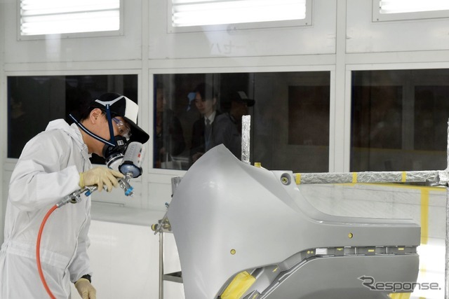 塗装実演コーナー　