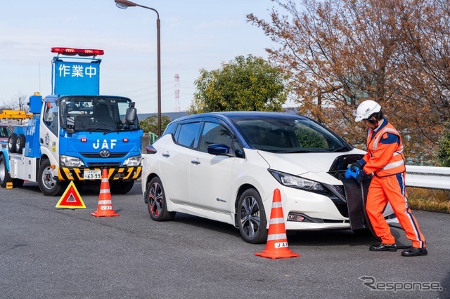 JAFのBEV充電サービス